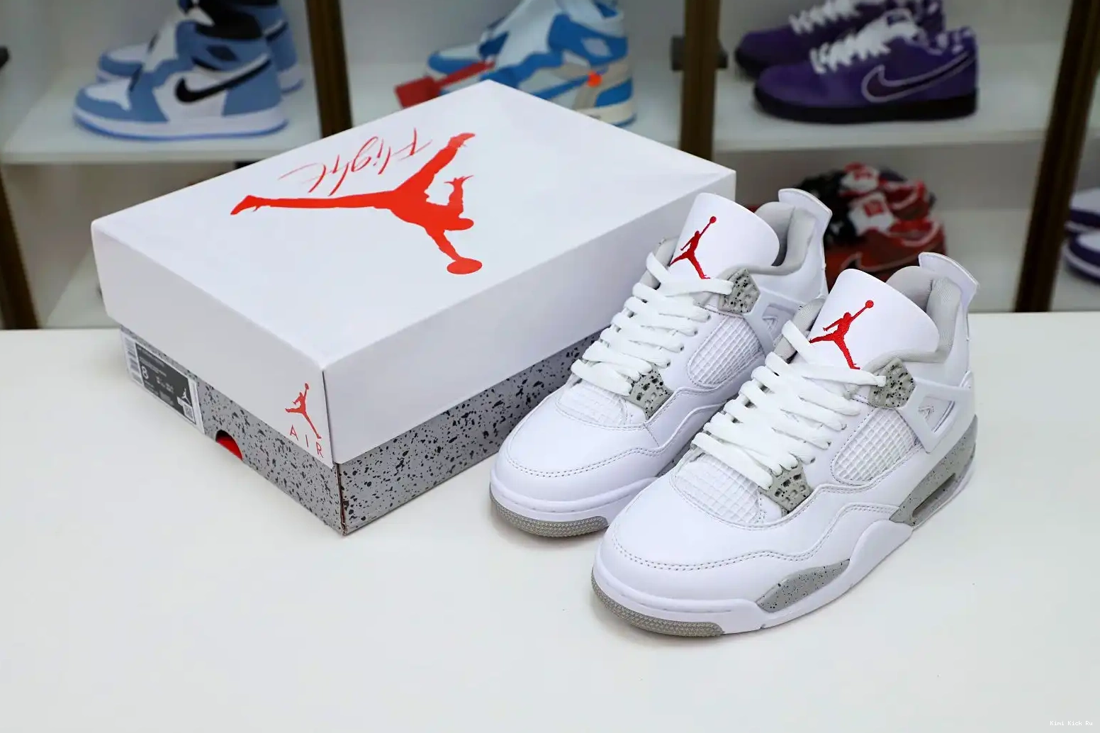 OREO' RETRO JORDAN 'WHITE AIR 4 Kimikick 0416